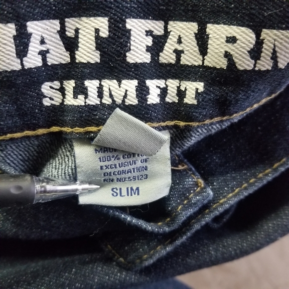 Phat Farm Jean's in EUC 44x32 slim fit - Picture 3 of 8